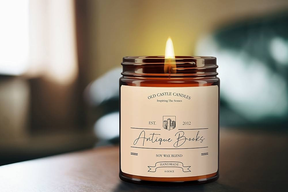 Book Themed Scented Candles