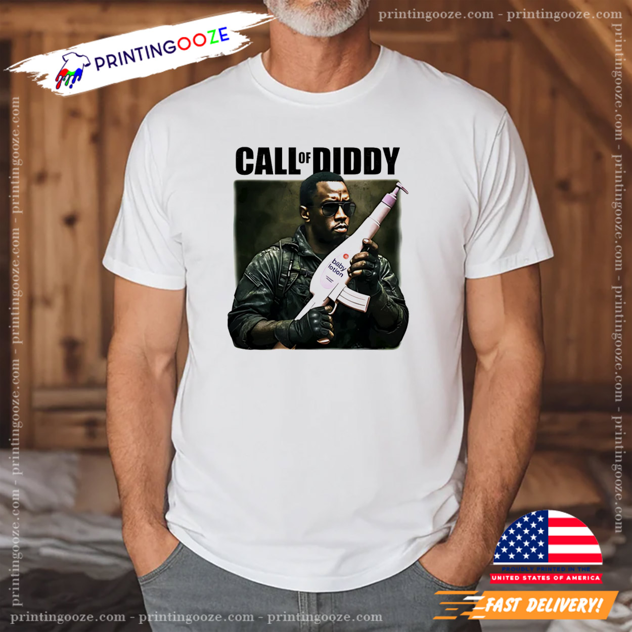 Call Of Diddy Funny Baby Oil Gun COD Shirt Call Of Diddy Funny Baby Oil Gun COD Shirt