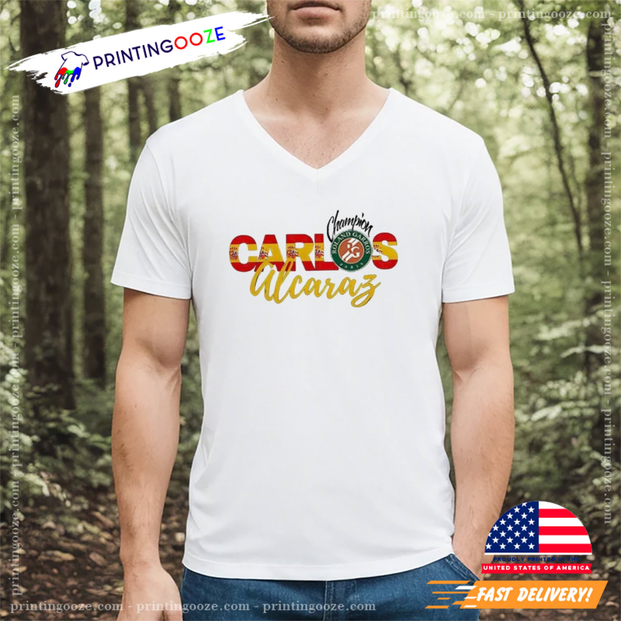 Carlos Alcaraz French Open Champion Shirt Carlos Alcaraz French Open Champion Shirt