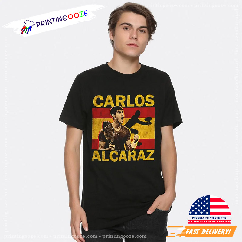 Carlos Alcaraz French Open Men's Title Champion Shirt Carlos Alcaraz French Open Men's Title Champion Shirt