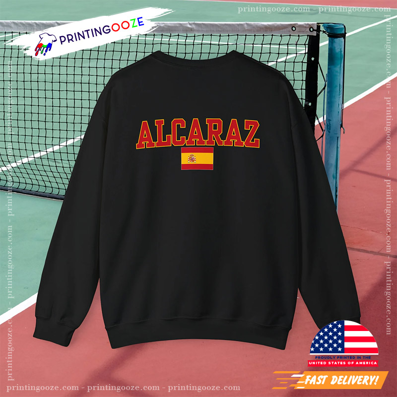 Champion Carlos Alcaraz Spanish Tennis Shirt Champion Carlos Alcaraz Spanish Tennis Shirt