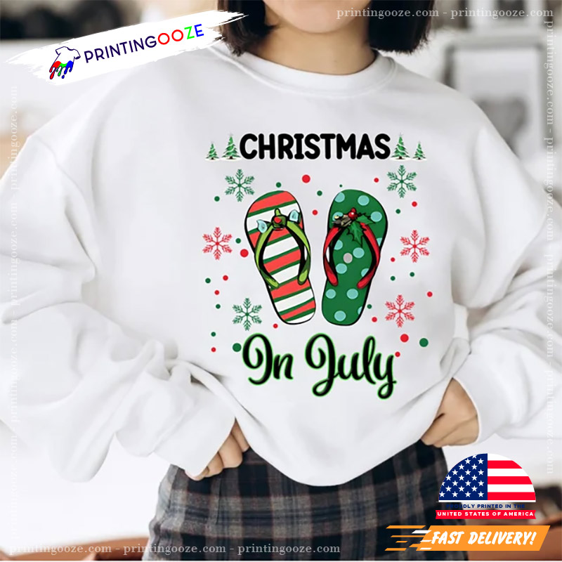 Christmas In July Summer Holiday T-shirt Christmas In July Summer Holiday T-shirt