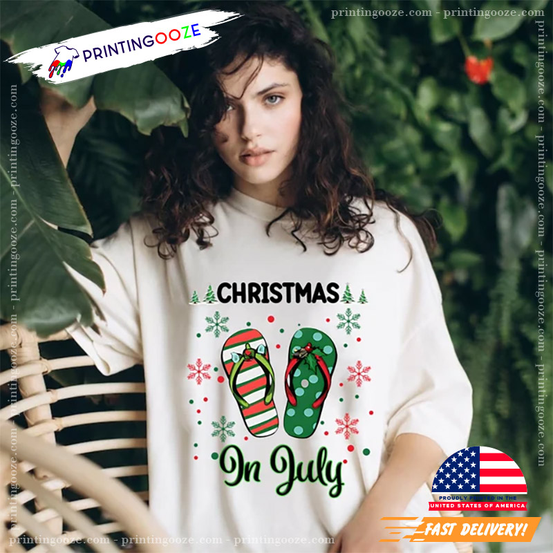 Christmas In July Summer Holiday T-shirt Christmas In July Summer Holiday T-shirt