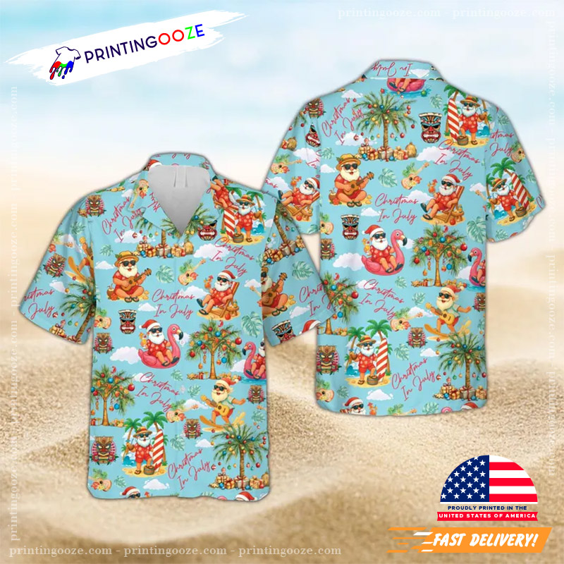 Christmas In July Hawaiian Shirt Christmas In July Hawaiian Shirt