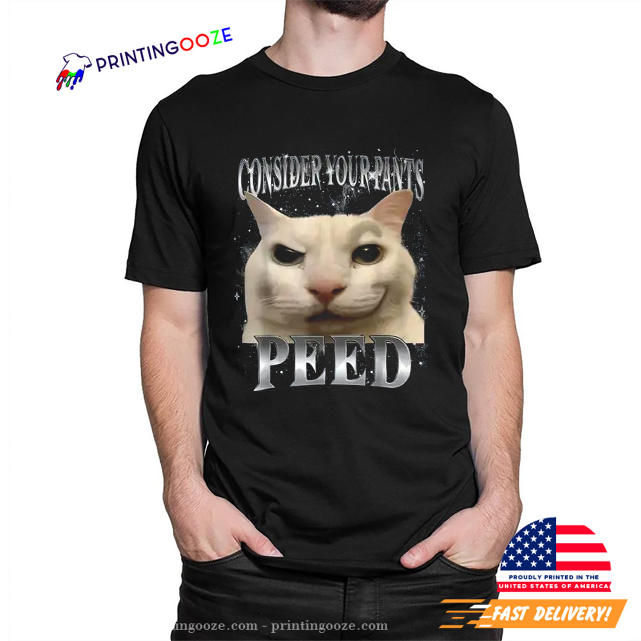 Consider Your Pants Peed Funny Cat T-shirt Consider Your Pants Peed Funny Cat T-shirt