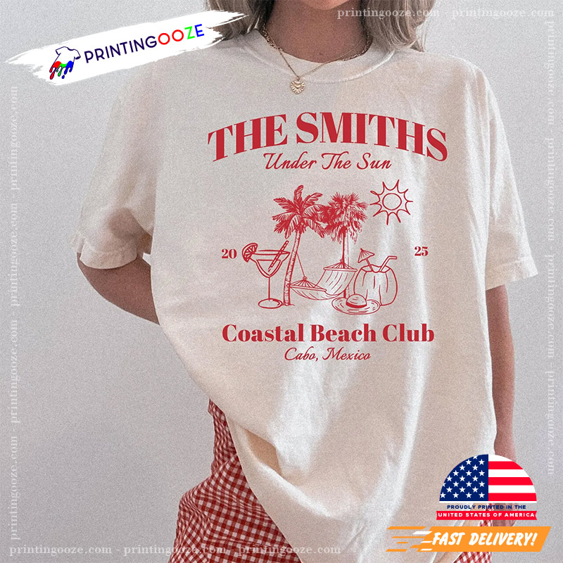 Custom Coastal Beach Club Summer Vibe Comfort Colors Tee Custom Coastal Beach Club Summer Vibe Comfort Colors Tee