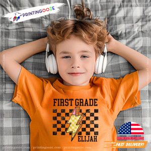 Custom First grade Racing Car Shirt 2