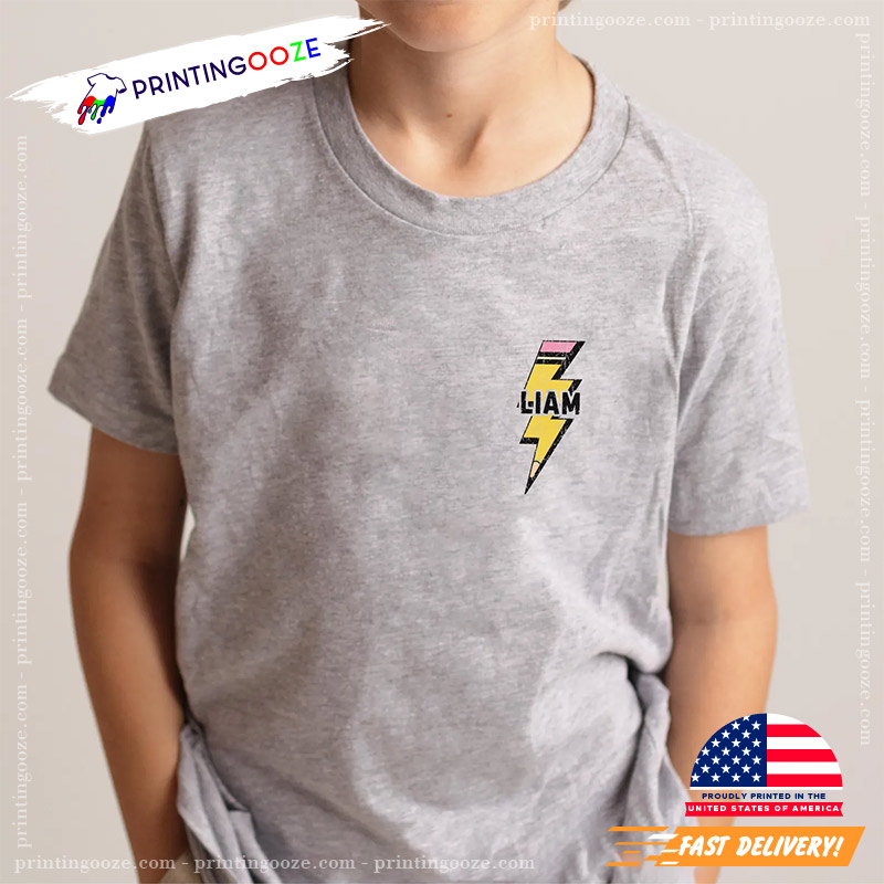 Custom Lightning Pencil Boys Back To School Shirt Custom Lightning Pencil Boys Back To School Shirt