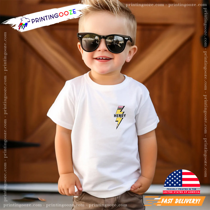 Custom Lightning Pencil Boys Back To School Shirt Custom Lightning Pencil Boys Back To School Shirt