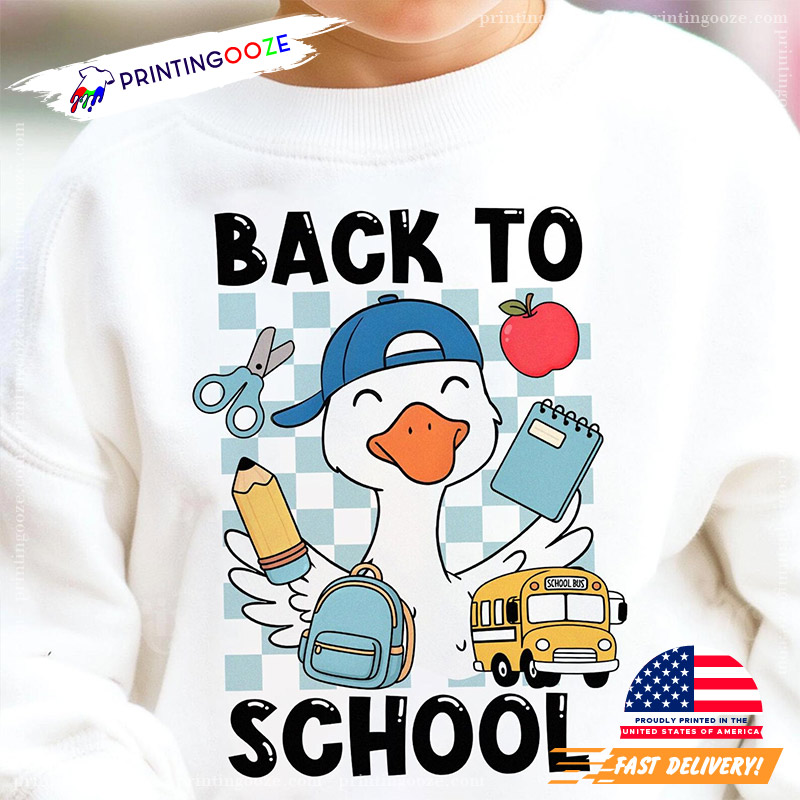 Cute Goose Back To School Comfort Colors Tee Cute Goose Back To School Comfort Colors Tee