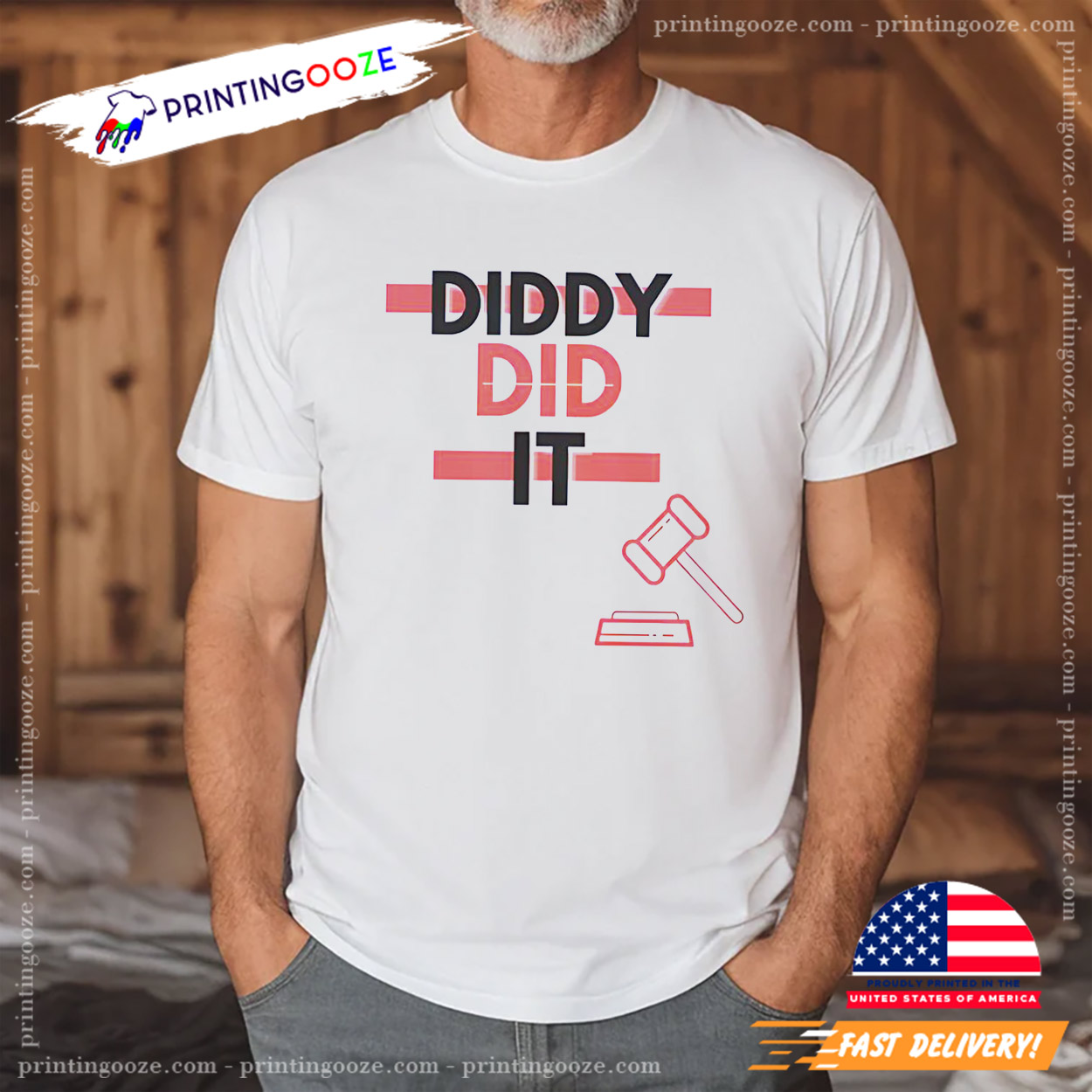 Diddy Did It White Party Shirt Diddy Did It White Party Shirt