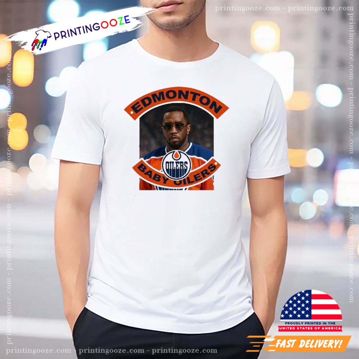 Diddy Edmonton Baby Oilers Shirt Diddy Edmonton Baby Oilers Shirt
