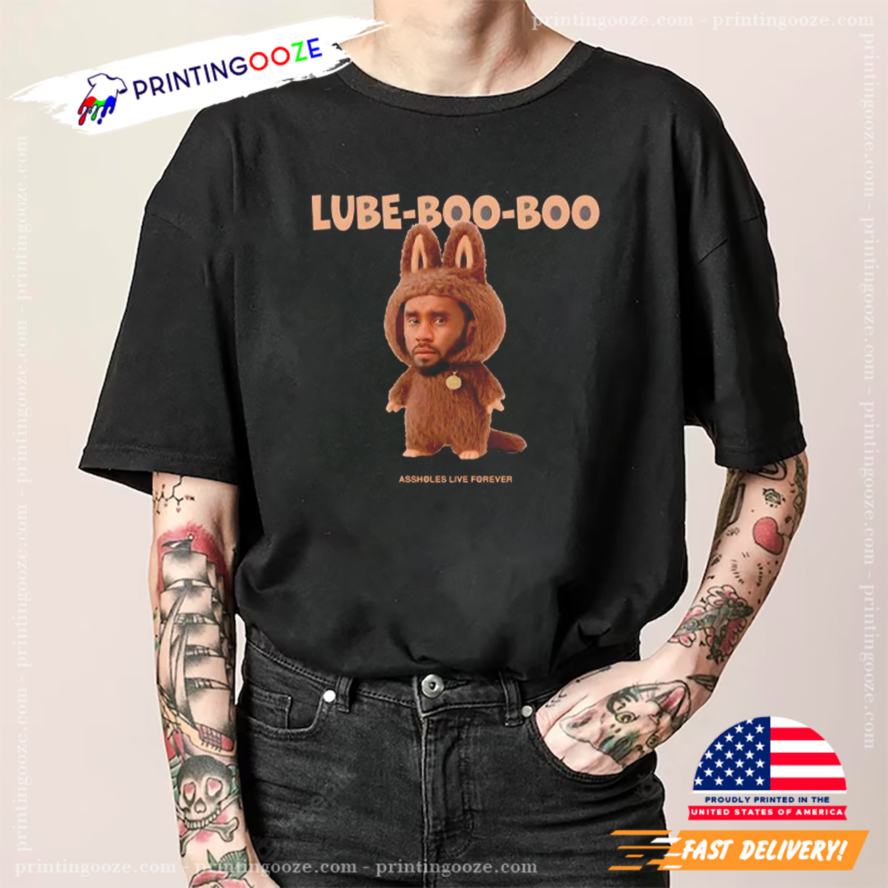Diddy Lube Boo Boo Funny Labubu Shirt Diddy Lube Boo Boo Funny Labubu Shirt