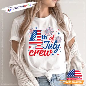 Fourth Of July Crew Funny Independence Day Shirt 1