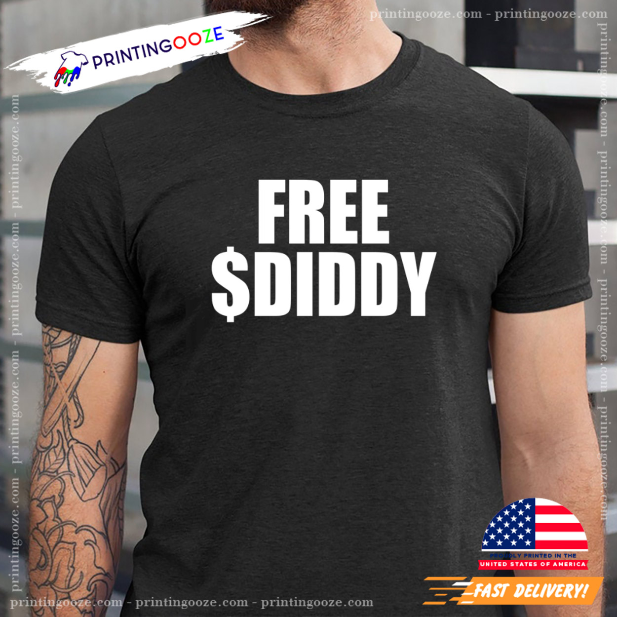 Free Diddy White Party Shirt Free Diddy White Party Shirt