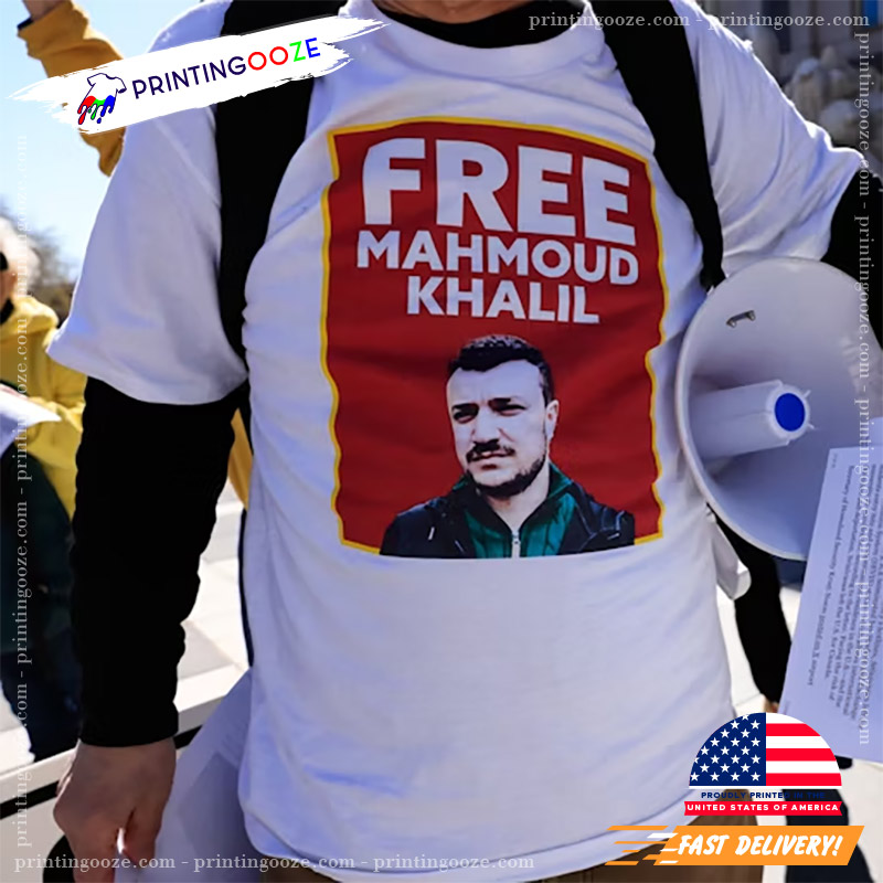 Free Mahmoud Khalil Palestine Political Shirt Free Mahmoud Khalil Palestine Political Shirt