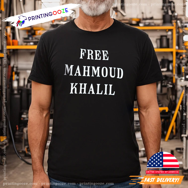 Free Mahmoud Khalil Political Shirt Free Mahmoud Khalil Political Shirt