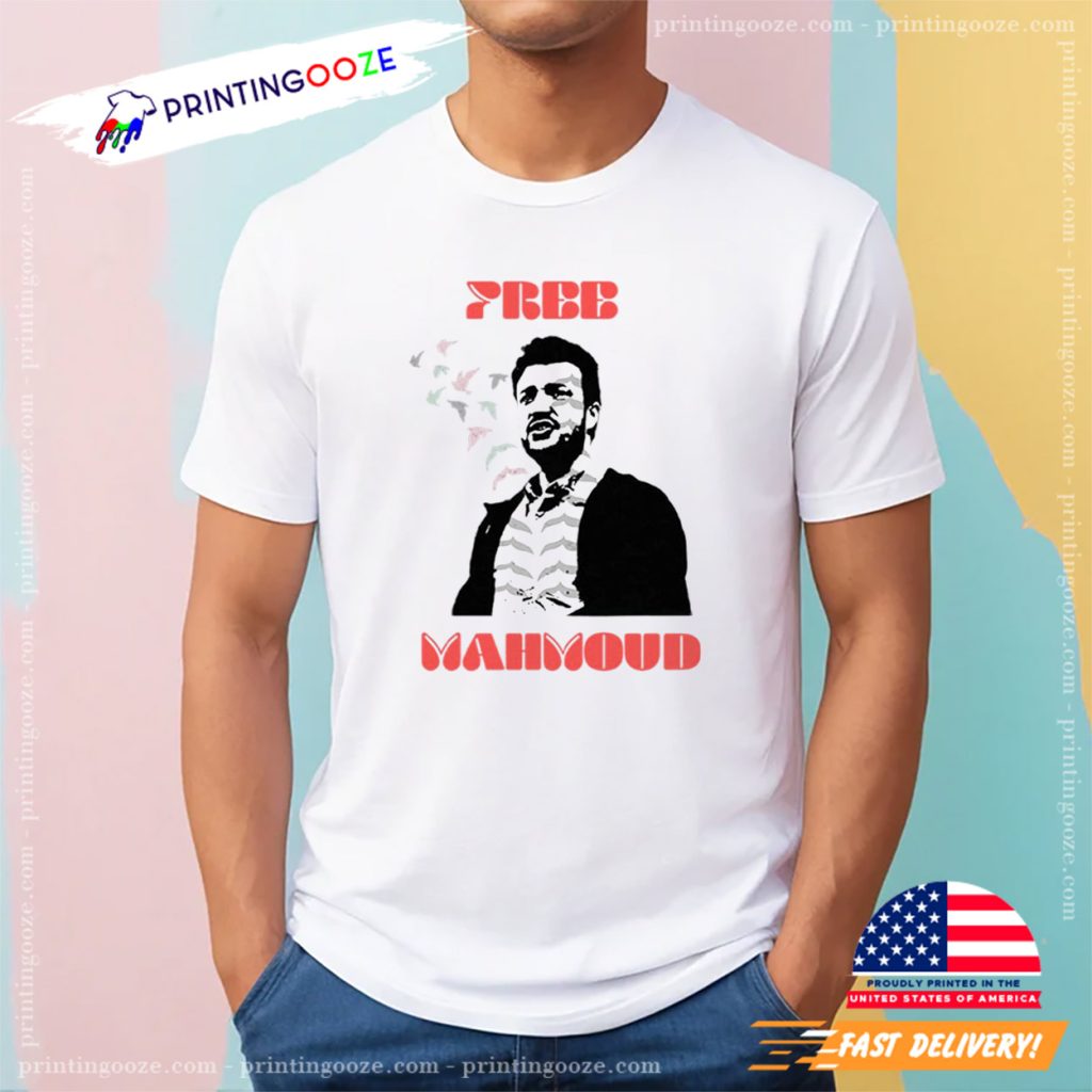 Free Mahmoud Khalil Support Social Justice and Democracy T Shirt 2