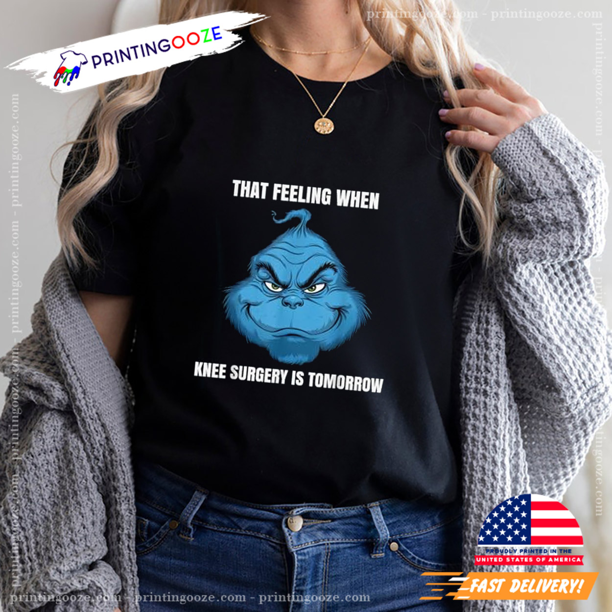 Funny That Feeling When Knee Surgery Is Tomorrow Meme T-Shirt Funny That Feeling When Knee Surgery Is Tomorrow Meme T-Shirt