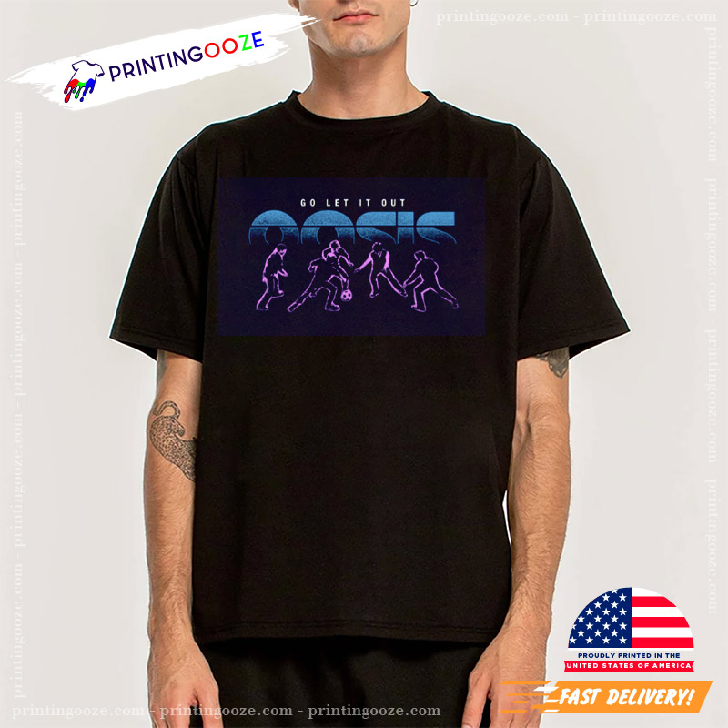 Go Let It Out Neon Football Oasis Tour Merch Go Let It Out Neon Football Oasis Tour Merch