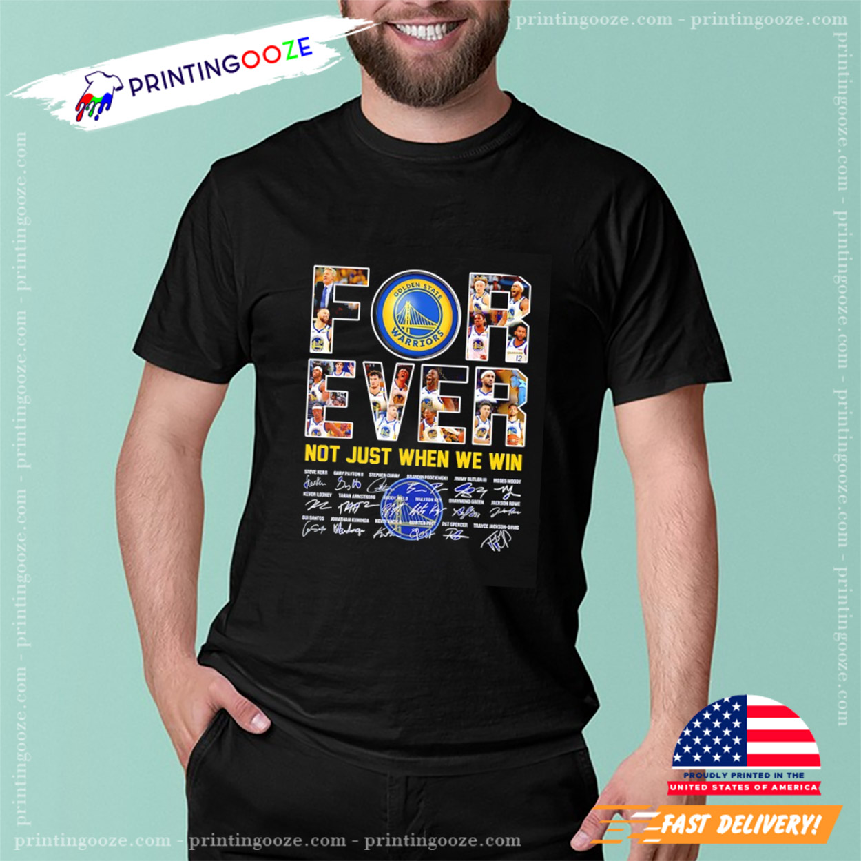 Golden State Warriors Forever Not Just When We Win Signatures Shirt Golden State Warriors Forever Not Just When We Win Signatures Shirt