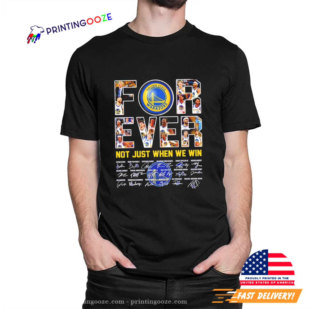 Golden State Warriors Forever Not Just When We Win Signatures Shirt Golden State Warriors Forever Not Just When We Win Signatures Shirt