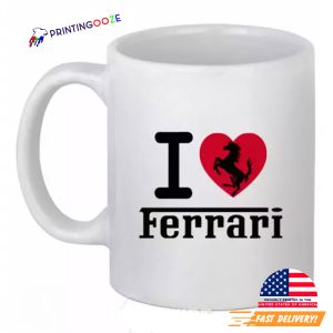 Heart I love Ferrari Mug