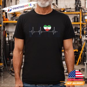 Iran Hearbeat No War With Iran Shirt 1