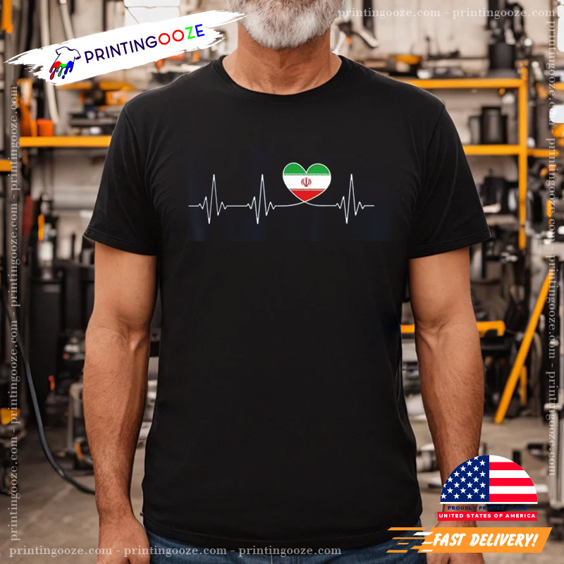 Iran Hearbeat No War With Iran Shirt Iran Hearbeat No War With Iran Shirt