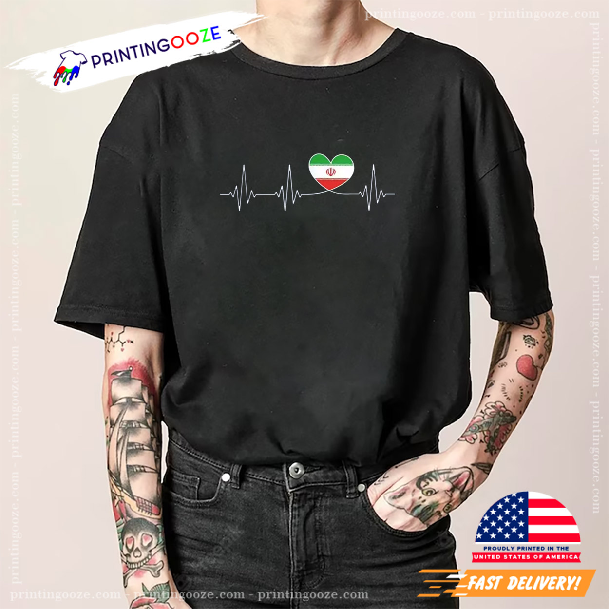 Iran Hearbeat No War With Iran Shirt Iran Hearbeat No War With Iran Shirt