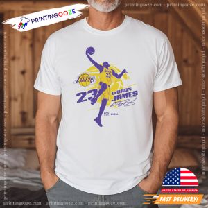 LeBron James Dunk Shot Shirt 1
