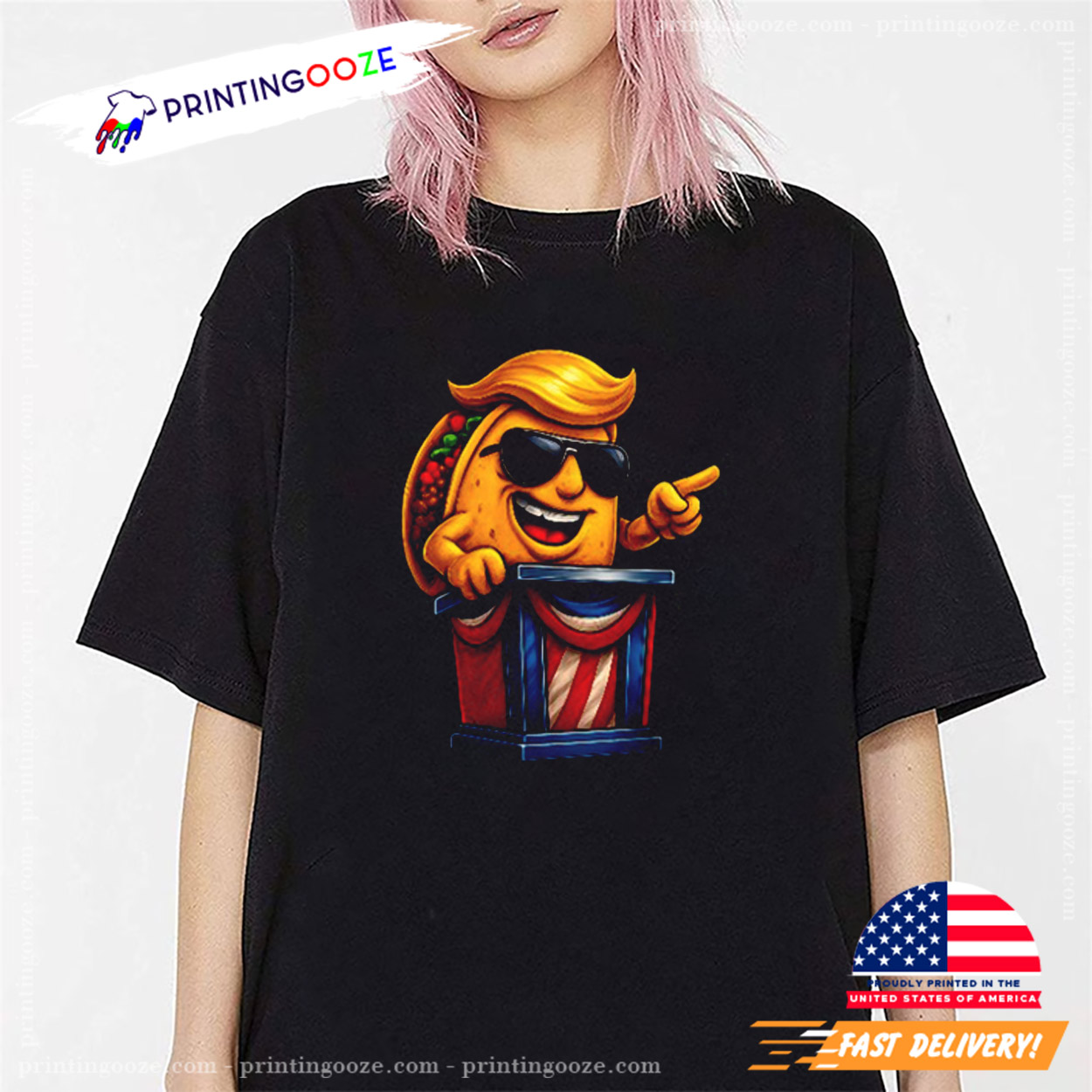 Let's Go Taco Trump Funny Political Shirt Let's Go Taco Trump Funny Political Shirt