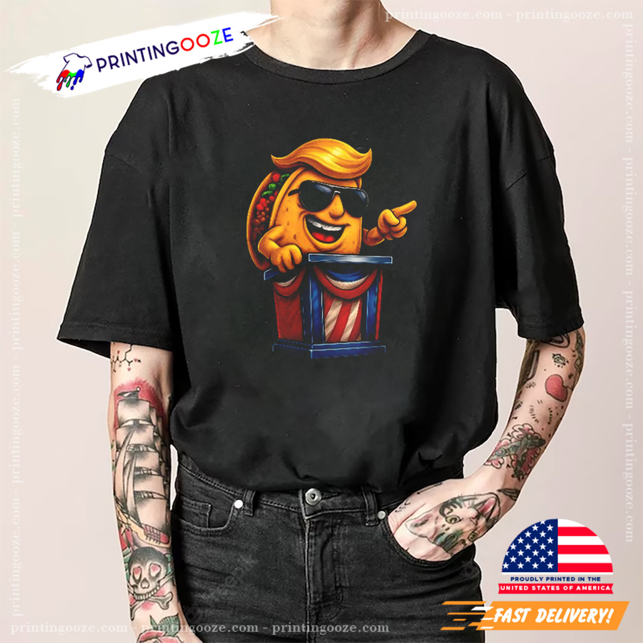 Let's Go Taco Trump Funny Political Shirt Let's Go Taco Trump Funny Political Shirt