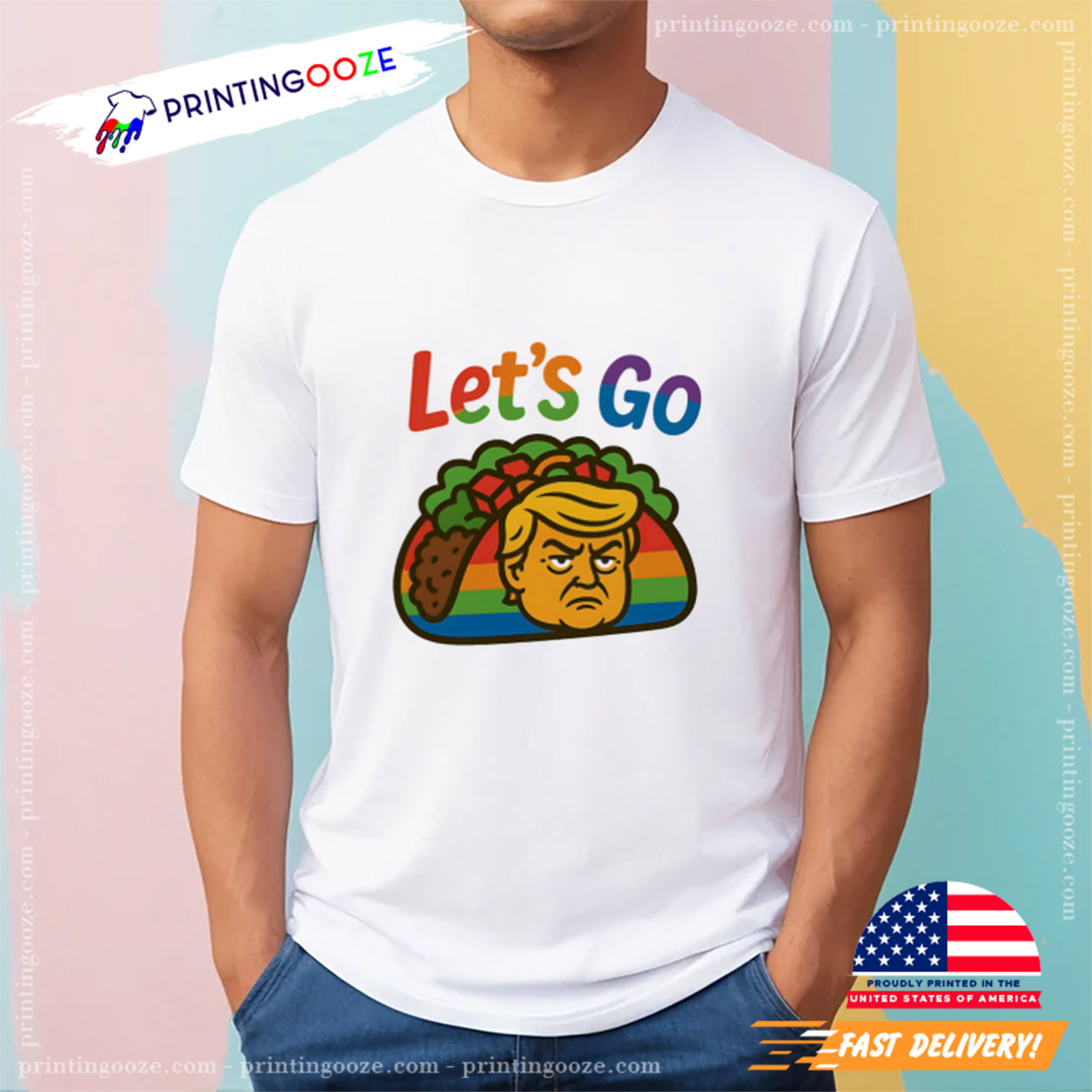 Let’s Go Taco Pride Trump Unisex T-shirt Let’s Go Taco Pride Trump Unisex T-shirt