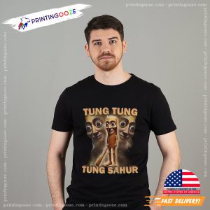 Meme Tung Tung Tung Sahur Unisex T shirt