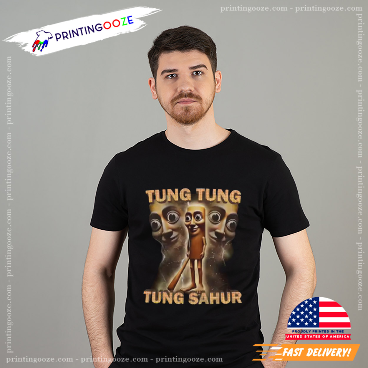Meme Tung Tung Tung Sahur Unisex T-shirt Meme Tung Tung Tung Sahur Unisex T-shirt