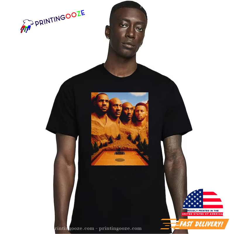 Mount Rushmore James Jordan Bryant Curry NBA Best Players Ever Shirt Mount Rushmore James Jordan Bryant Curry NBA Best Players Ever Shirt