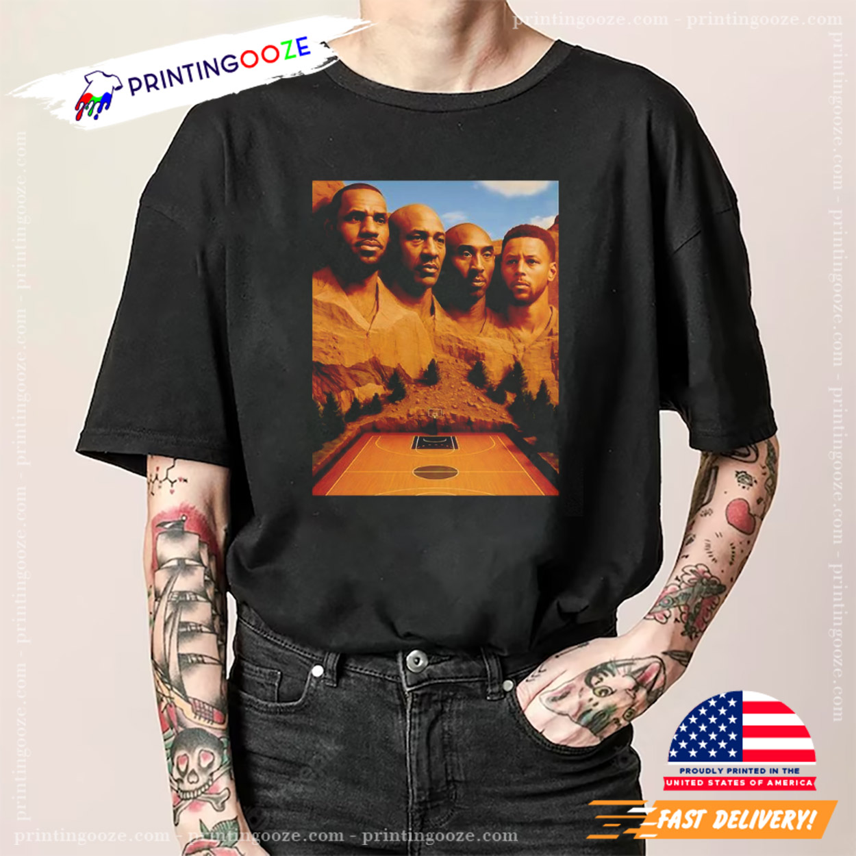 Mount Rushmore James Jordan Bryant Curry NBA Best Players Ever Shirt Mount Rushmore James Jordan Bryant Curry NBA Best Players Ever Shirt