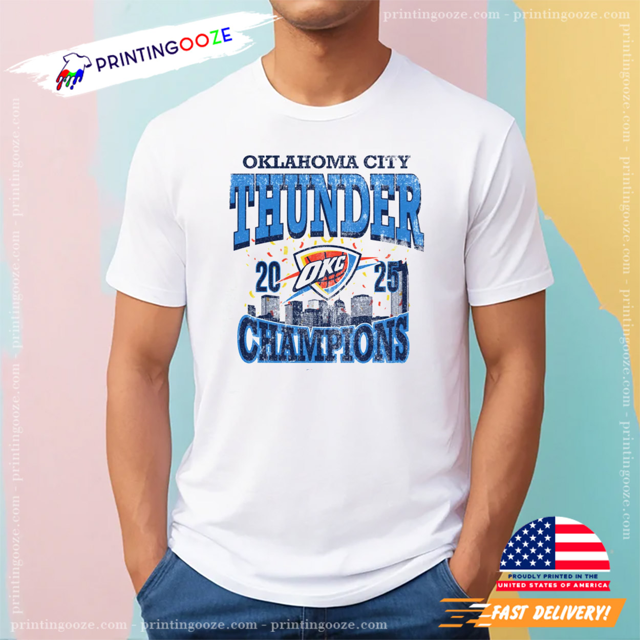 OKC THUNDER 2025 NBA CHAMPIONS Shirt OKC THUNDER 2025 NBA CHAMPIONS Shirt