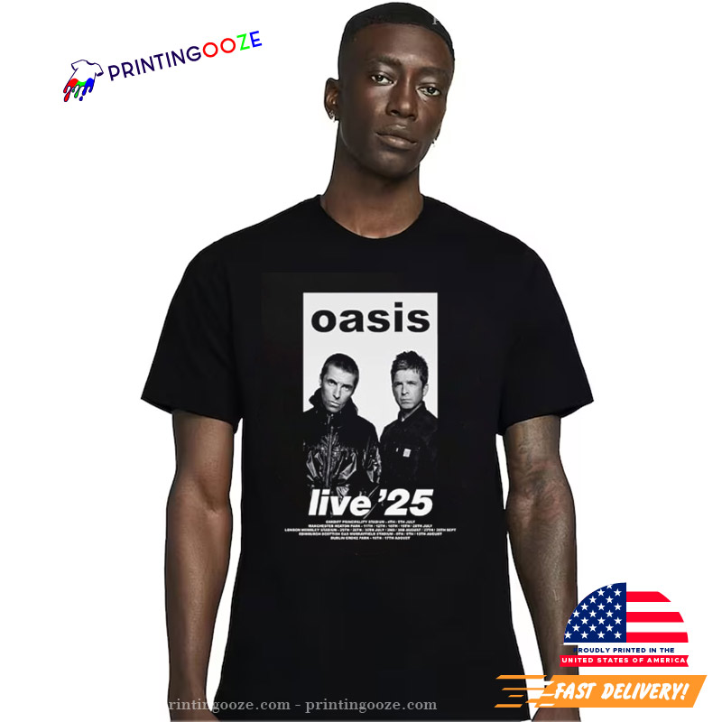 Oasis Live 25 Tour Music Festival Shirt Oasis Live 25 Tour Music Festival Shirt