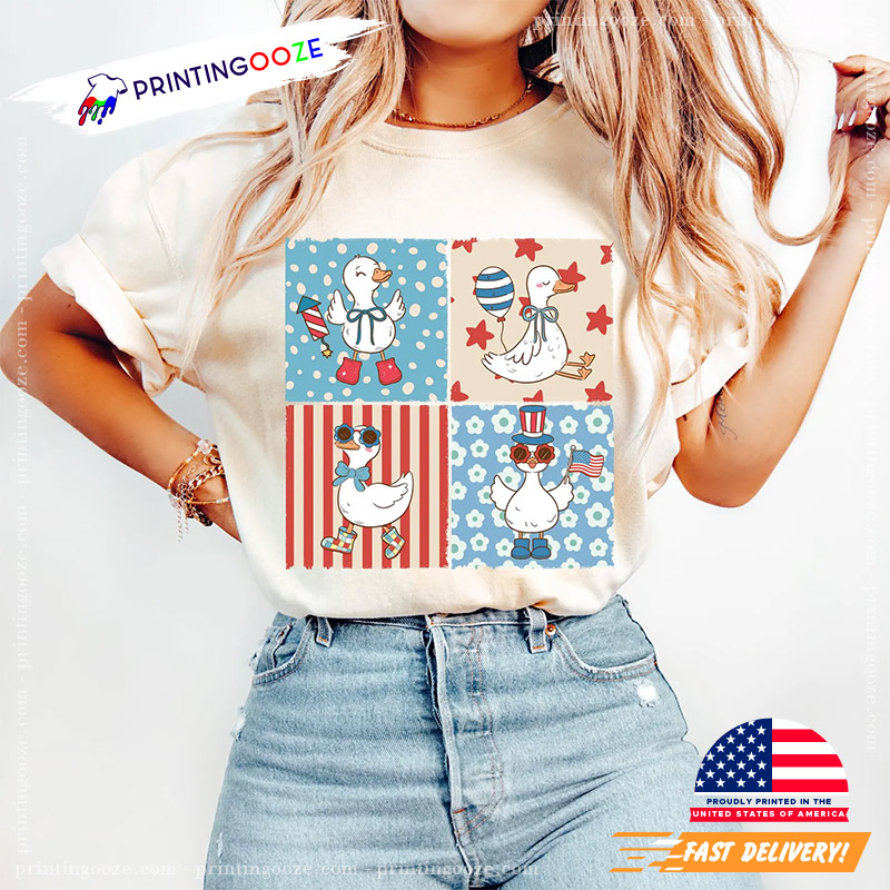 Patriotic Goose 4th Of July Unisex T-shirt Patriotic Goose 4th Of July Unisex T-shirt