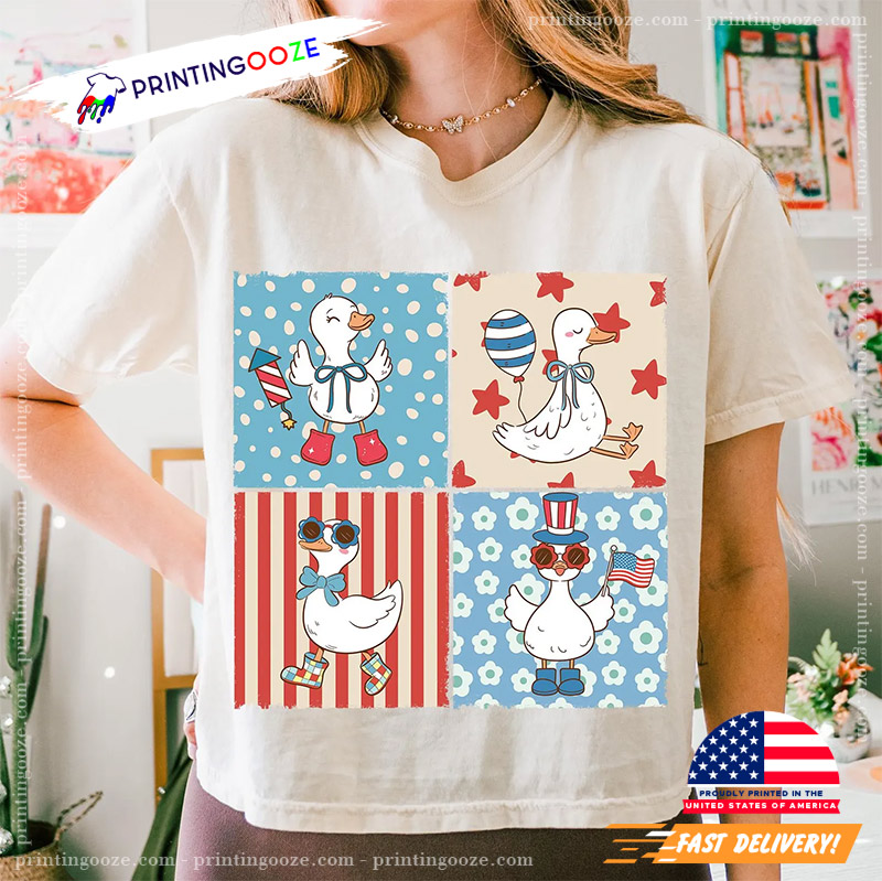 Patriotic Goose 4th Of July Unisex T-shirt Patriotic Goose 4th Of July Unisex T-shirt