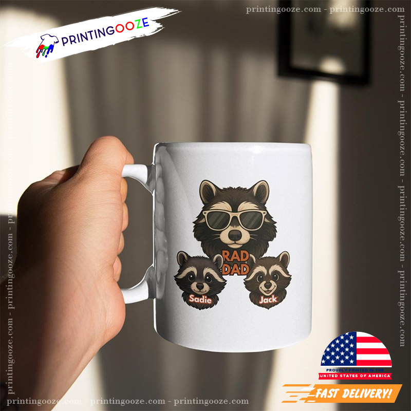 Personalized Racoon Family Mug Personalized Racoon Family Mug