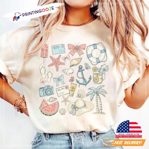 Retro Summer Vibes Vacation T shirt 2