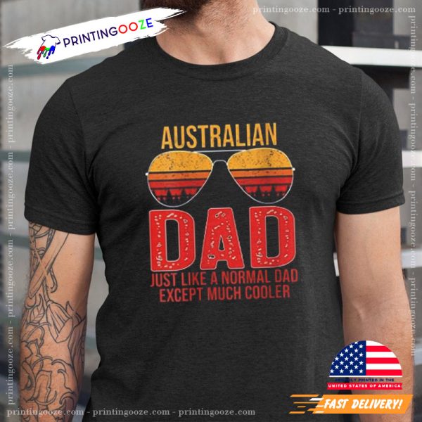 Retro Sunglasses australia fathers day T Shirt