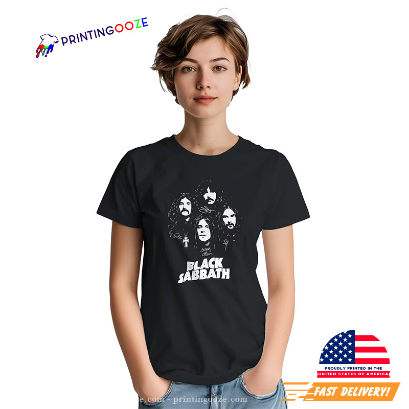 Rock Band Black Sabbath Signature Shirt Rock Band Black Sabbath Signature Shirt