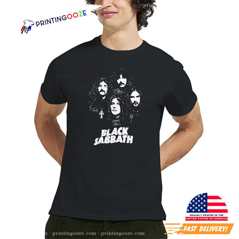 Rock Band Black Sabbath Signature Shirt Rock Band Black Sabbath Signature Shirt