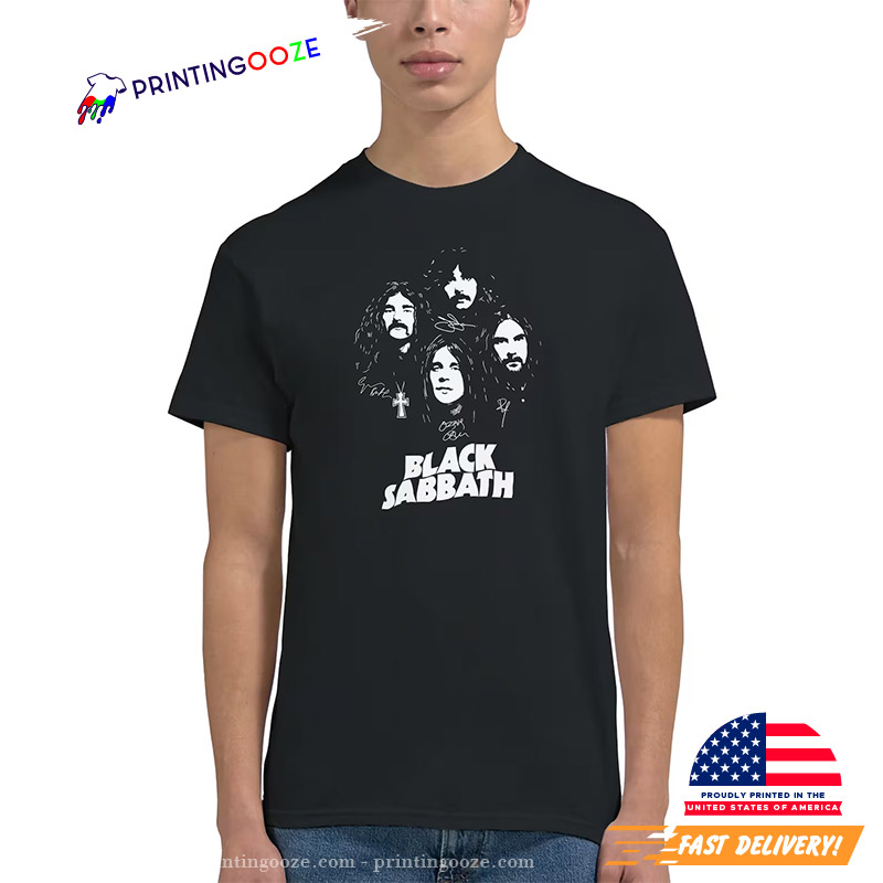 Rock Band Black Sabbath Signature Shirt Rock Band Black Sabbath Signature Shirt