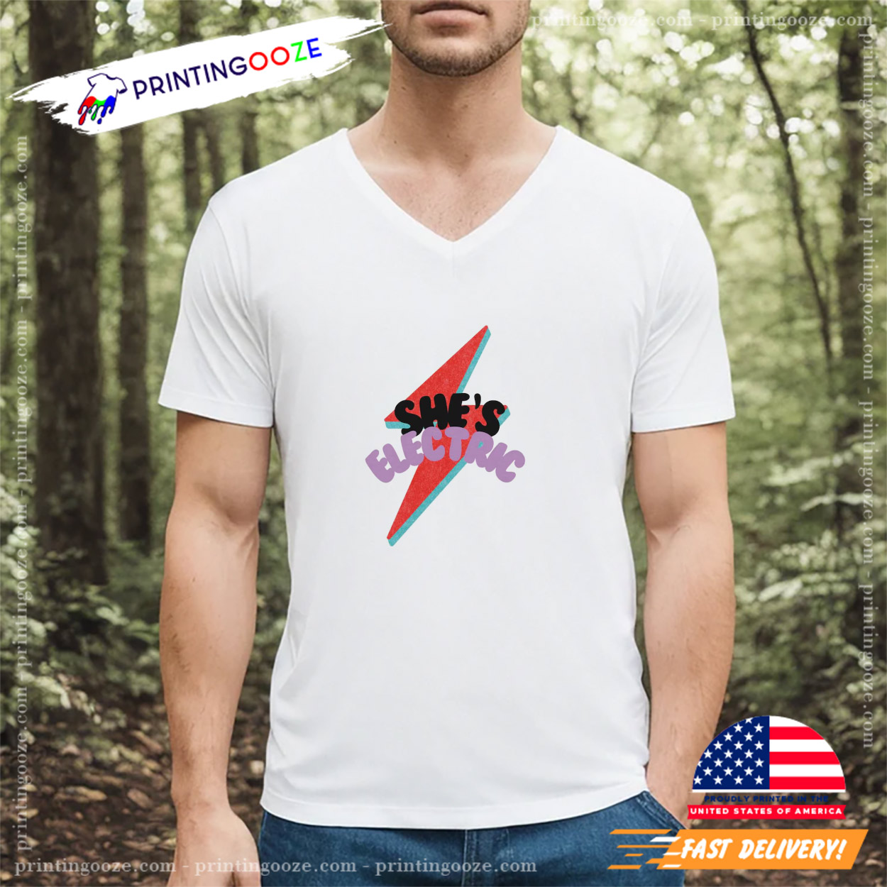 She's Electric Oasis 2025 Concert Shirt She's Electric Oasis 2025 Concert Shirt