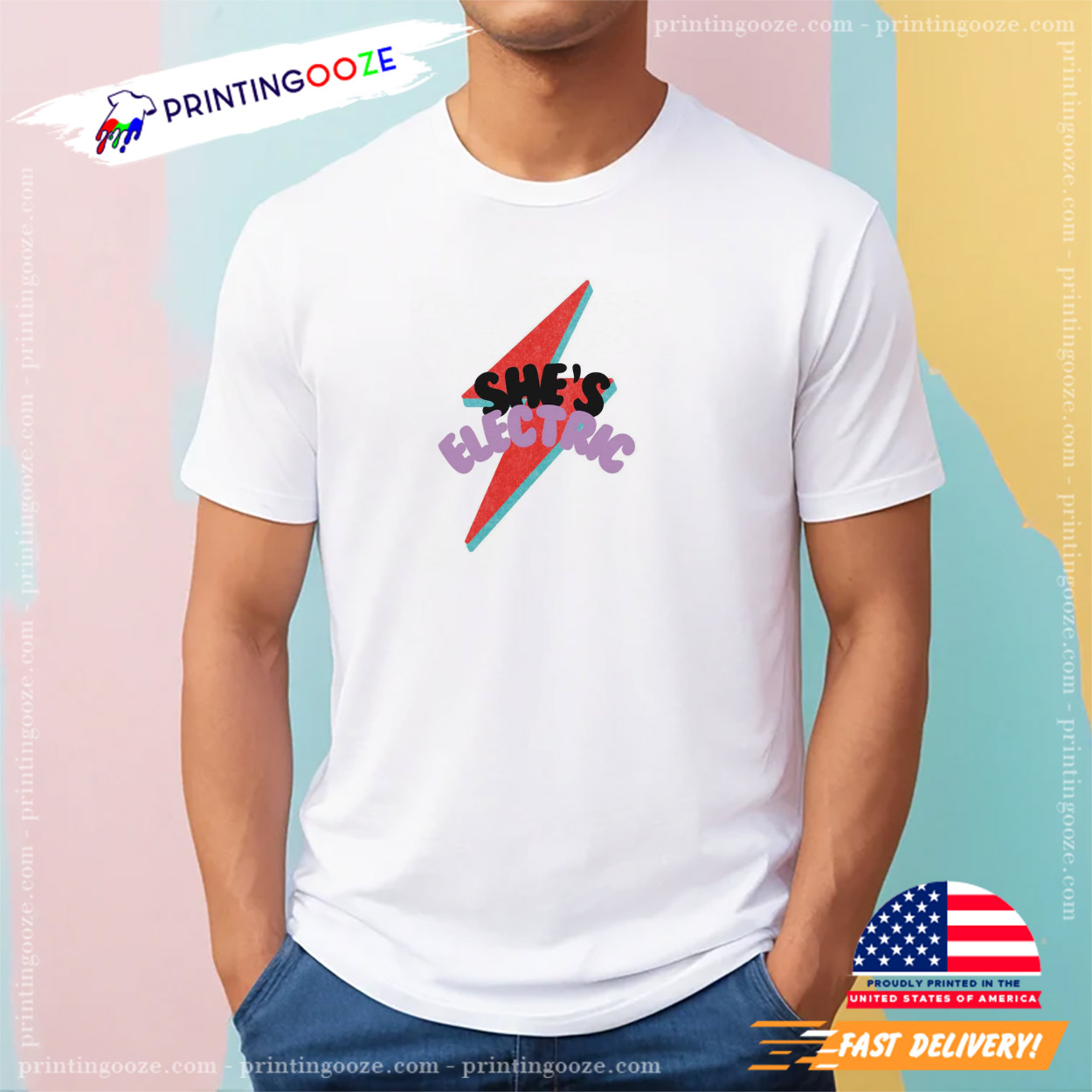 She's Electric Oasis 2025 Concert Shirt She's Electric Oasis 2025 Concert Shirt